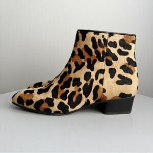 AQUATALIA Haircalf Leopard fuoco bootie